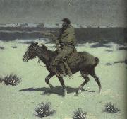 Frederic Remington The Luckless Hunter (mk43) painting